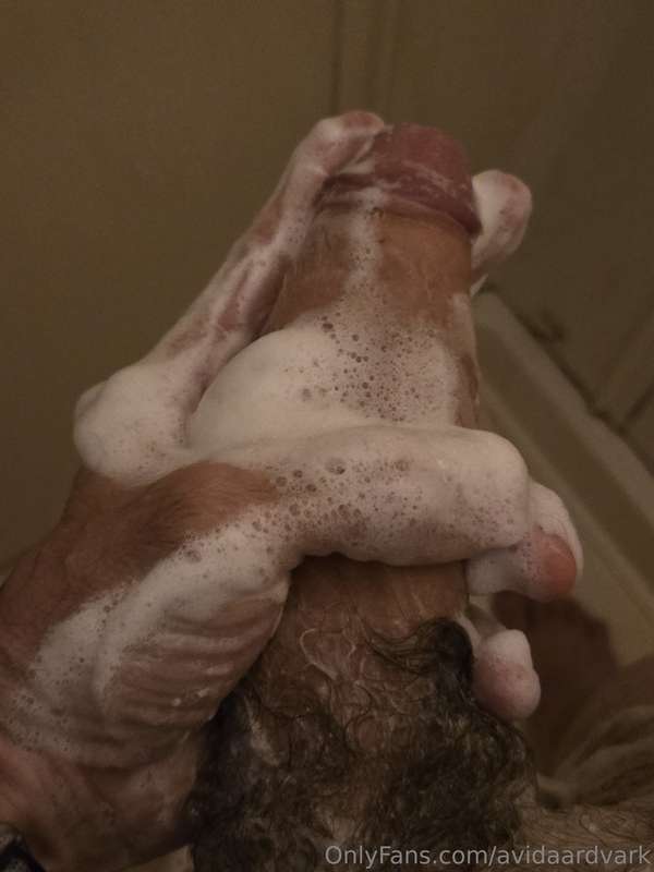 avidaardvark - Who doesn't love a good sudsing up in the shower? 
