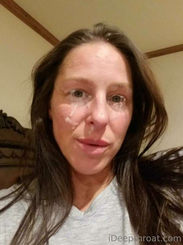 Well, I did this. I took a load directly in my eyes. I get s.. 2