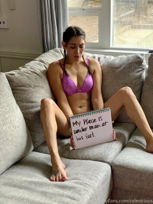 I had the Slave decide what she wanted on her sign. This is .. 5