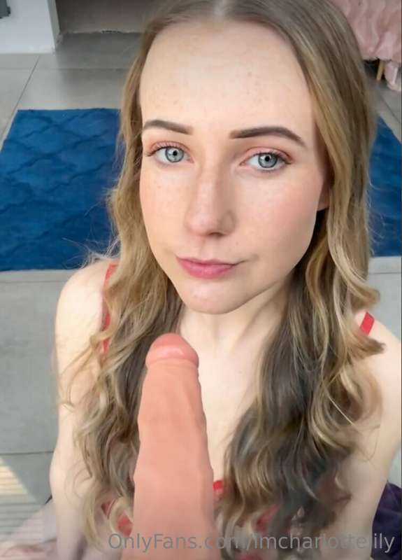 You'll never guess where this dildo was stuck to for this vi..