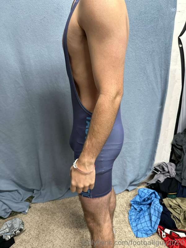 Wrestling singlet wearing private! 39