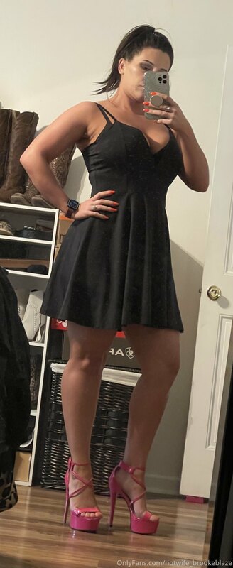 Dress and shoes from a very sweet long time fan!!! Thank you..
