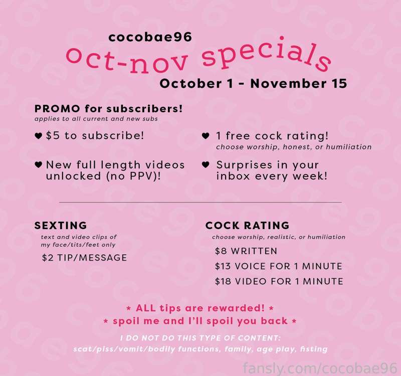 Cocobae96 - Fansly - 01 Oct, 2021