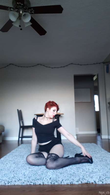 Fooling around taking pics before a stripping gig