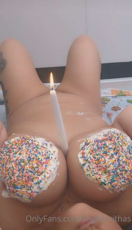 I love cream on my birthday