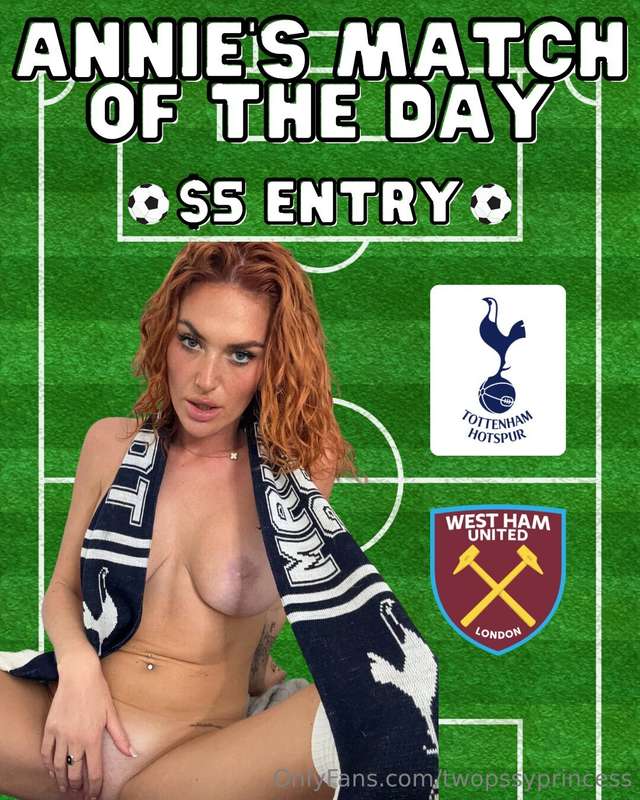 ⚽️ PLACE YOUR BETS ⚽️19th October - Tottenham vs West HamONL..