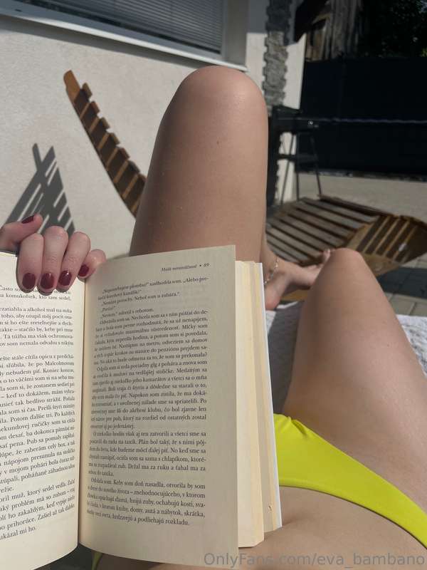 Even at the beach I feel like taking my favorite book with m..