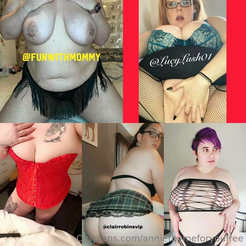 #### Me & 4 of my HOT BBW friends have each decided to give ..