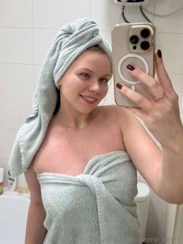 After a shower, the morning really begins 🤭 and the shower v..