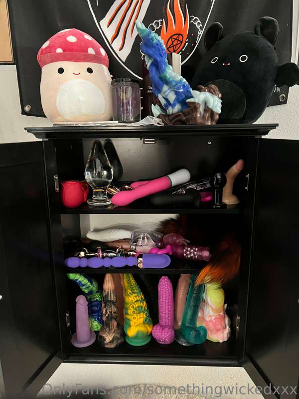 Just put up my dildo cabinet and already need a bigger one 😹