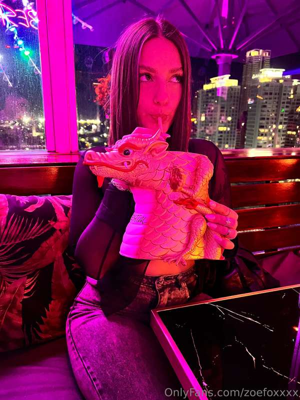 Night of exotic drinks... and beautiful views🎀  Ready to rei.. 1