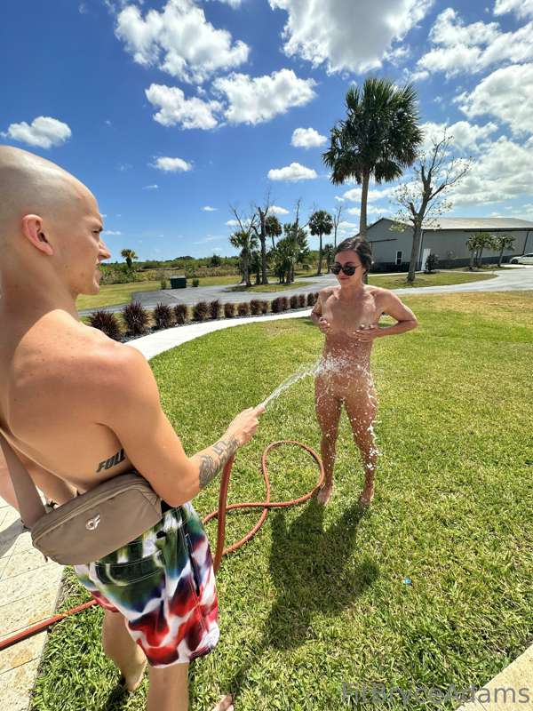 Usually he’s the one getting soaked 