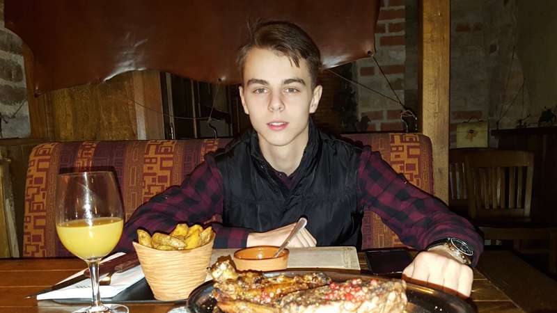 At the meat restaurant 😏🐮