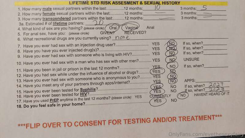 At the new free walk-in clinic trying to come up with believ.. 1
