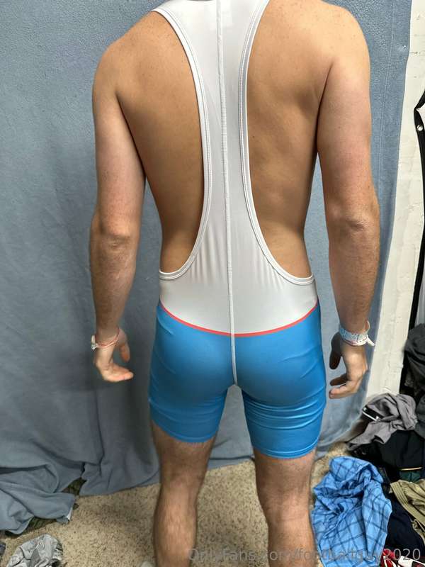 Wrestling singlet wearing private! 31