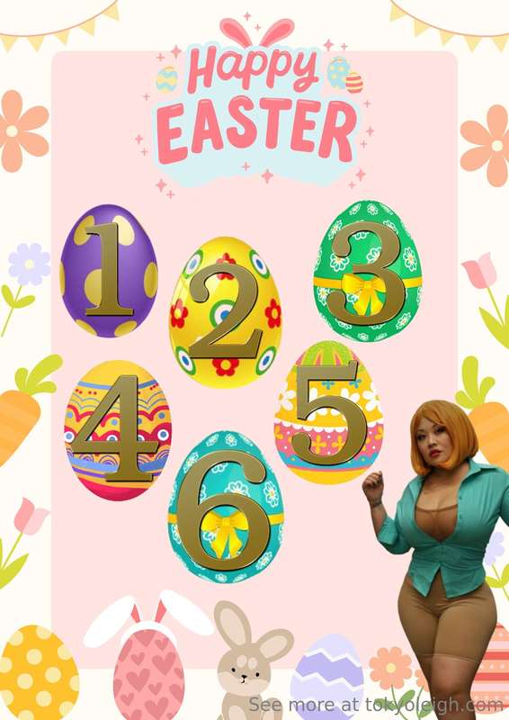 HAPPY EASTER!!! 😇😚 EASTER EGG HUNT! Get your favorite Easter..