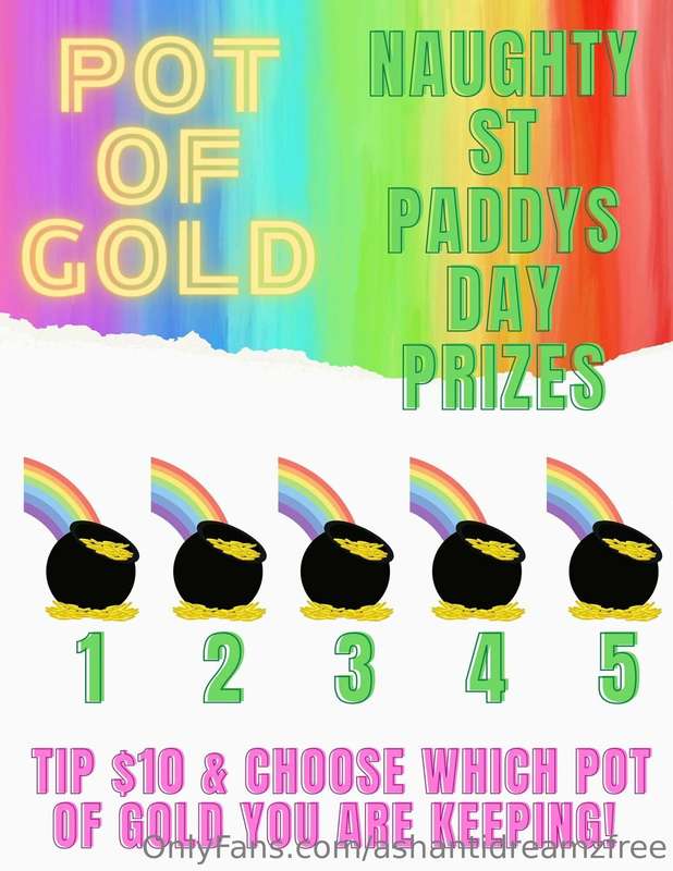 Seems like St. Patricks day is your lucky 🍀day after all bab..