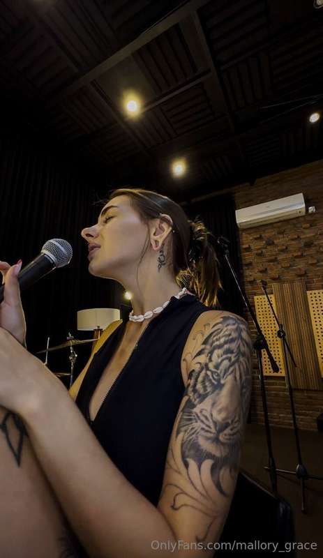 When I sing, I feel absolute control. Over the sound, over t..