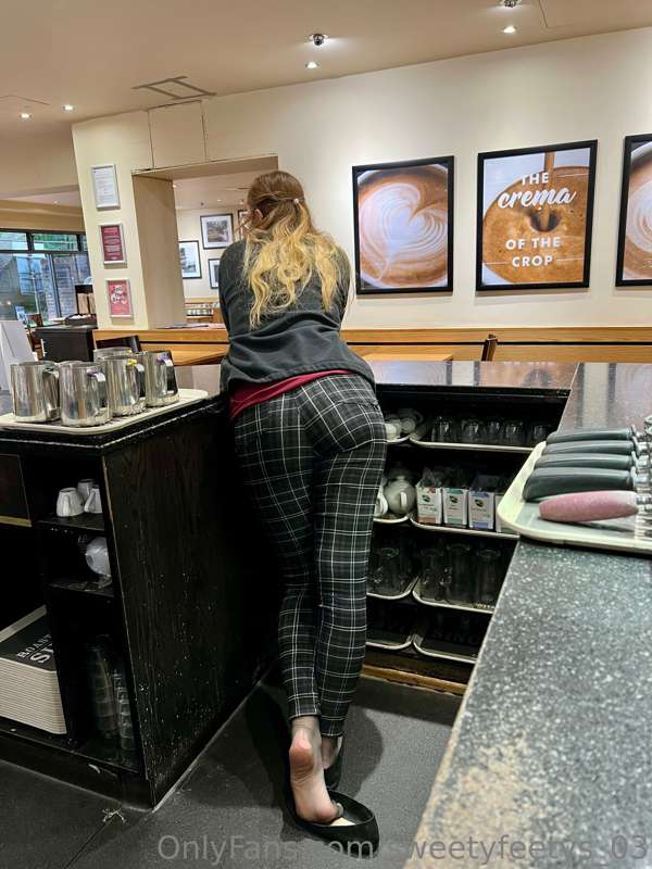 Come for a coffee so I can serve you my feet instead 😉 6