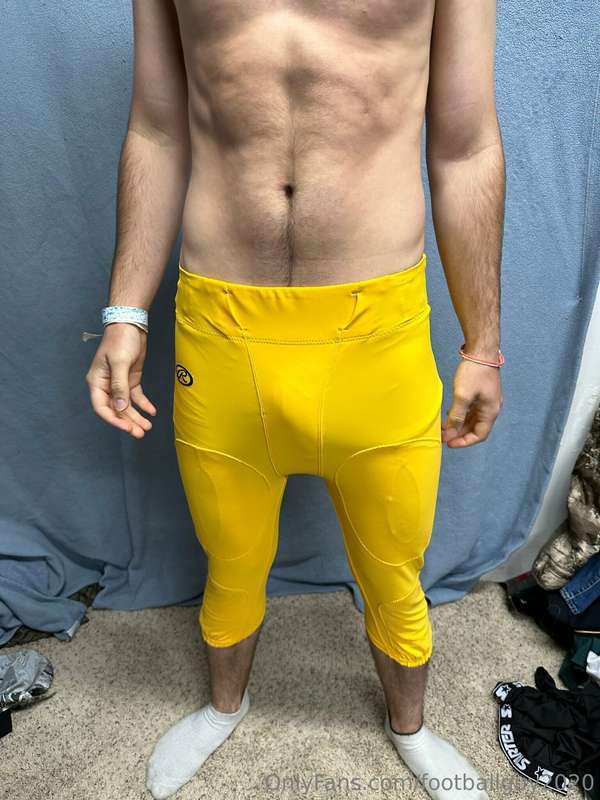 More of the private in football pants! 16