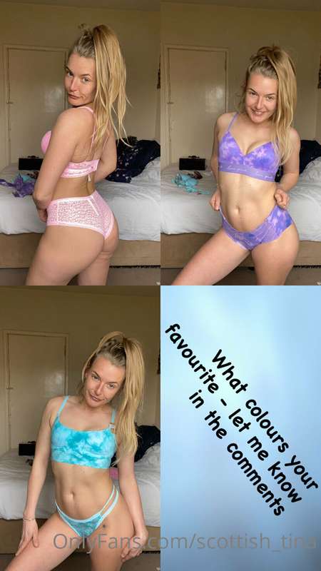 I just went and treated myself to some victorias lingerie - ..