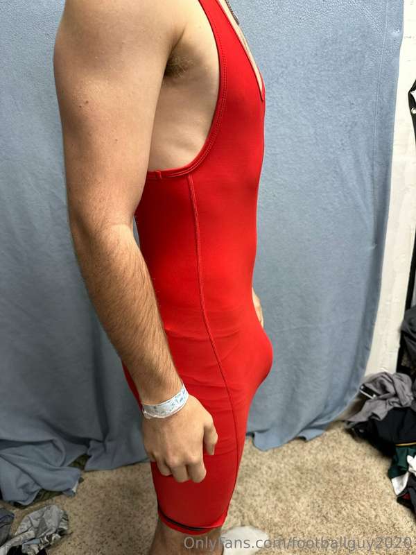 The private in a red wrestling singlet! 24