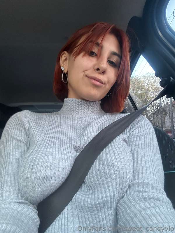 If you saw me driving you could see how my tits bounce 🤭