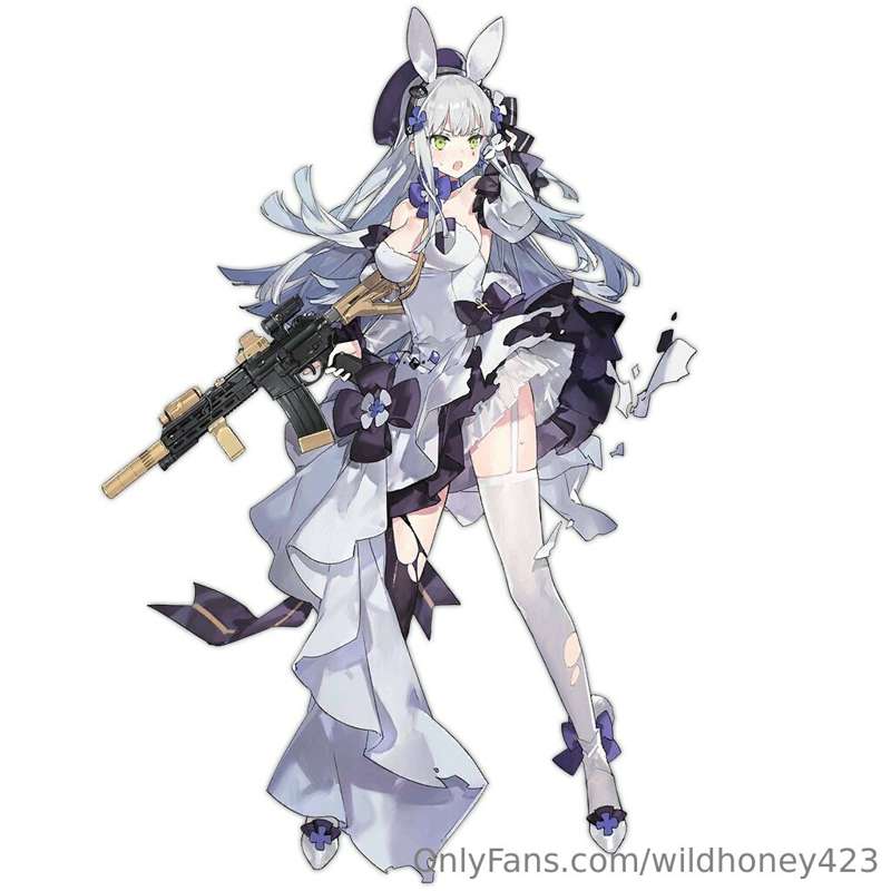 Try on new outfit, HK 416 from Girls Frontline. 1