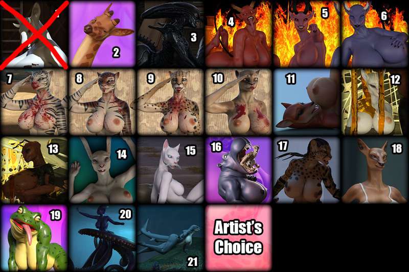 [Weekly Pin-up Poll]
Here's the weekly pin-up poll. :3
Unfor..