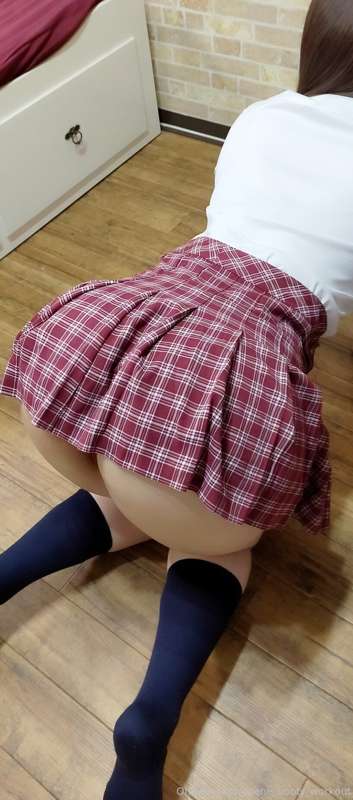 💗ミニスカ制服♥もしも学校にグラドルの後輩がいて⇒告白されたら...♥️「せんぱい...わたしと...付き合ってくれます.. 4