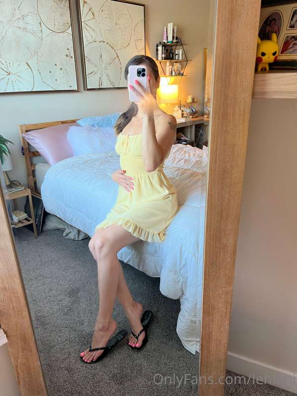Before getting dressed, and after 😇 2