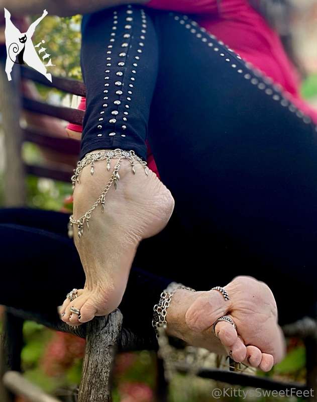 Embracing the perfect fall day—kicked off my shoes to feel t.. 5