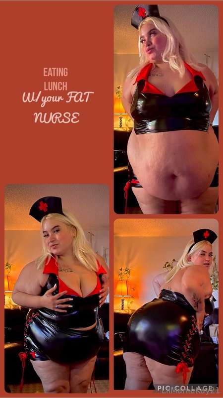 You’ve been in the hospital, and your nurse is a FATTY👀🐷 She..