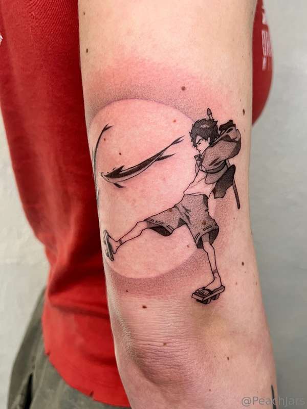 HIIIII. I GOT A NEW TATTOO TODAY :D  From my favorite anime .. 2