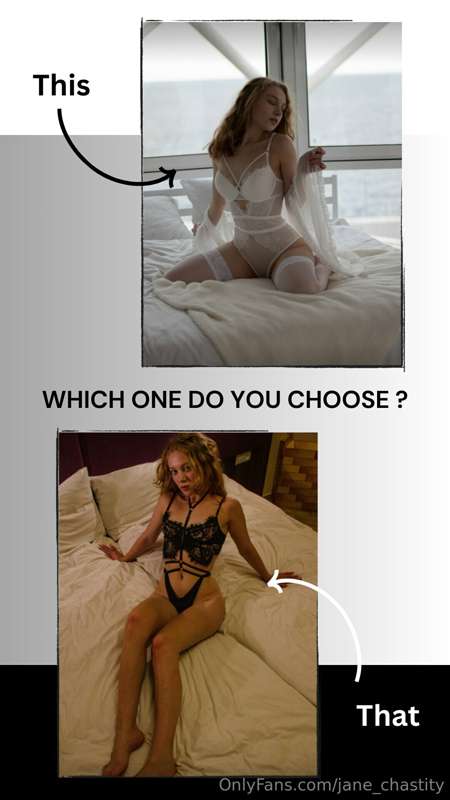 🥺𝙊𝙗𝙚𝙙𝙞𝙚𝙣𝙩 𝙤𝙧 𝙙𝙞𝙨𝙤𝙗𝙚𝙙𝙞𝙚𝙣𝙩?😈
🖤𝘽𝙡𝙖𝙘𝙠 𝙤𝙧 𝙬𝙝𝙞𝙩𝙚?🤍
𝙄𝙣 𝙬𝙝𝙞𝙘𝙝 𝙤𝙛 𝙩𝙝𝙚..