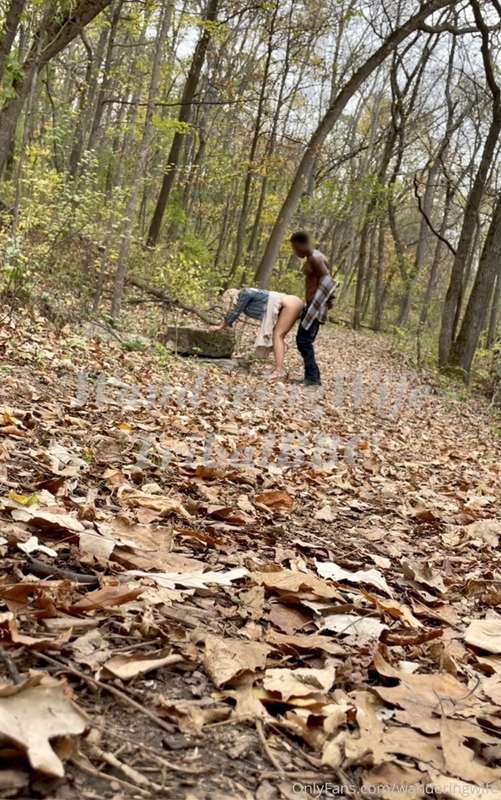 Even though we were walking on our private trail, It didn’t ..