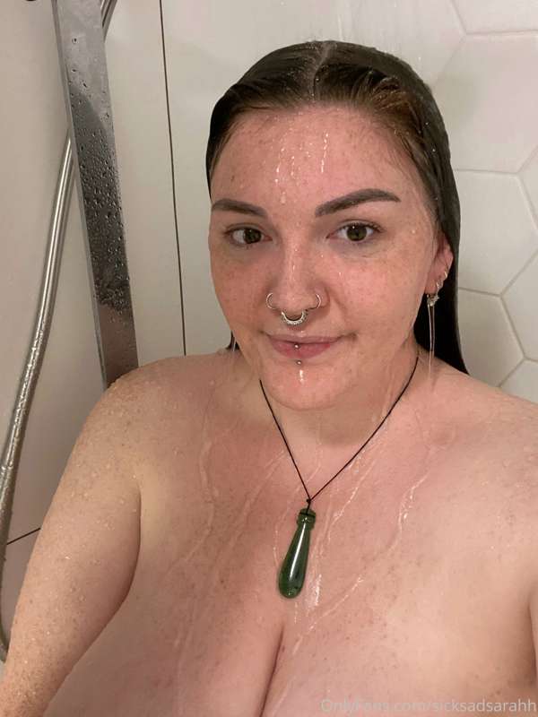 During & after my shower 💦