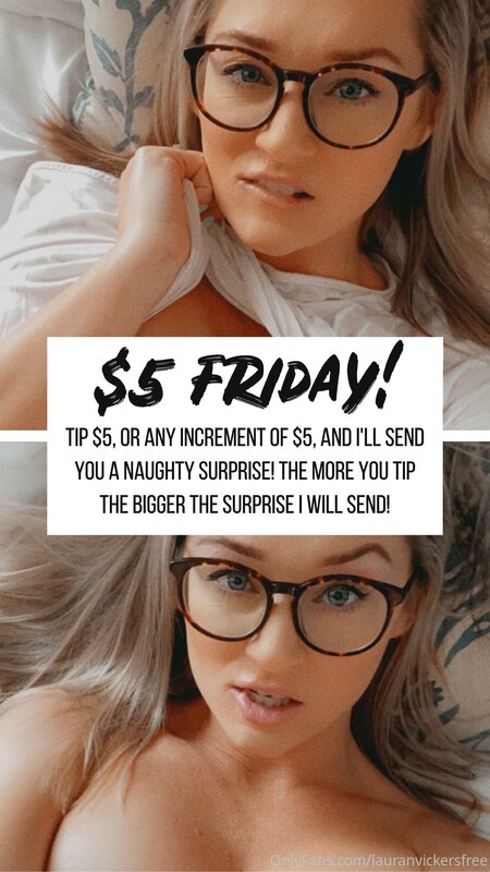 It’s $5 Friday! 🤩 Tip $5, or ANY increment of $5, and I’ll s..