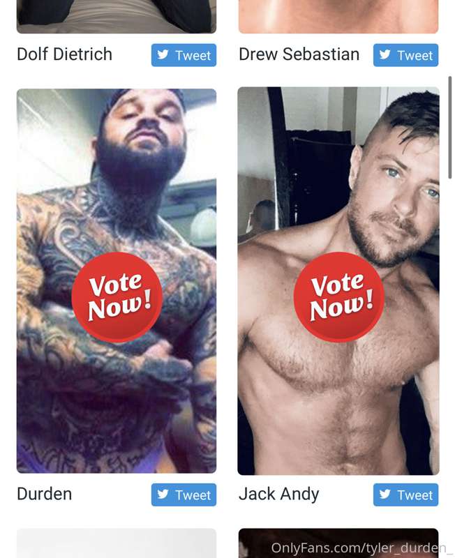 Guess who’s been nominated for best daddy and best Dom?? Go ..