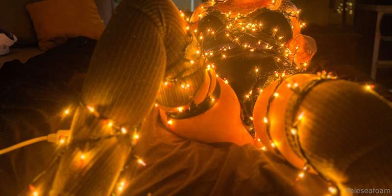 Tied myself up in some lights I just bought, what do you guy.. 1