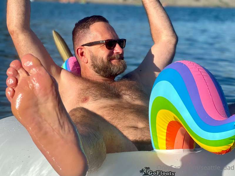 Just trying to enjoy myself in our short seattle summer
