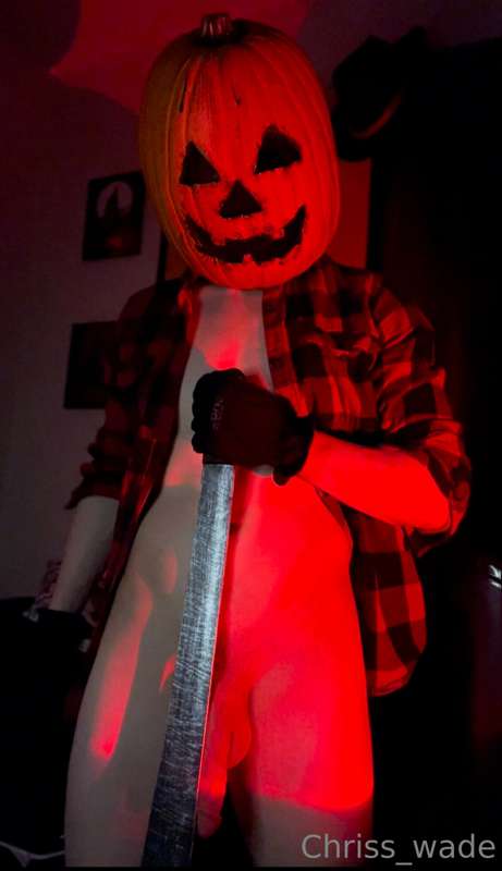 Happy Halloween from pumkin head 🎃🍆