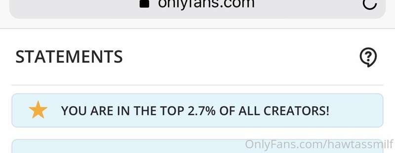 Woohooo only 30 days on Onlyfans and I’m in the top 2.7% of ..