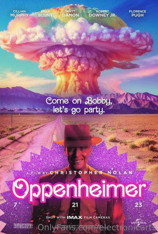 Hope everyone has a beautiful Barbenheimer Day this July 21s..