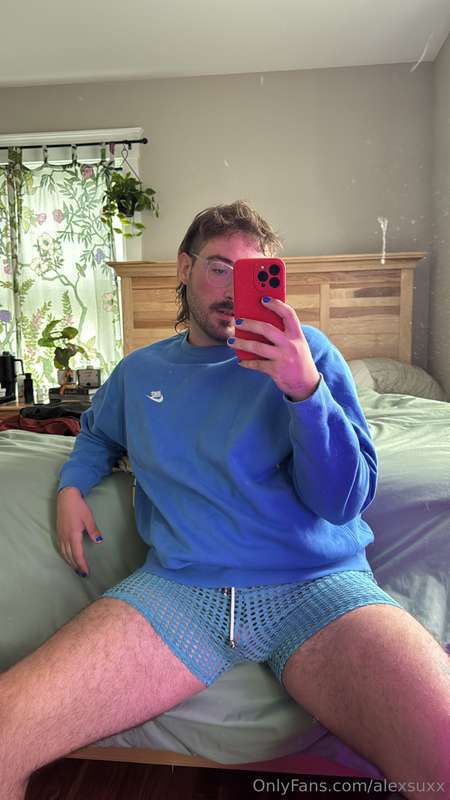 blue boy & his slut shorts