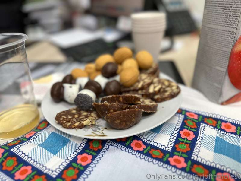 These are snacks from the nurse’s birthday at work—my God, t.. 2