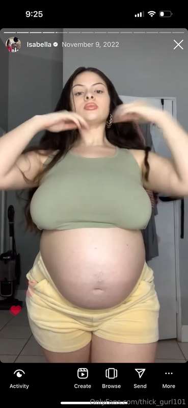 But on my belly daddy