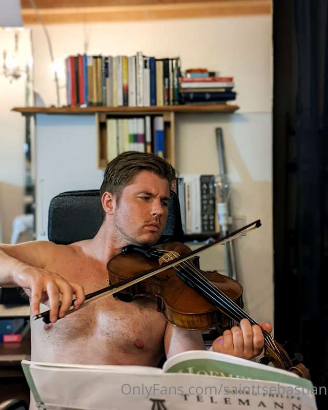 I think for my next nude or almost nude poetry reading, I'm ..