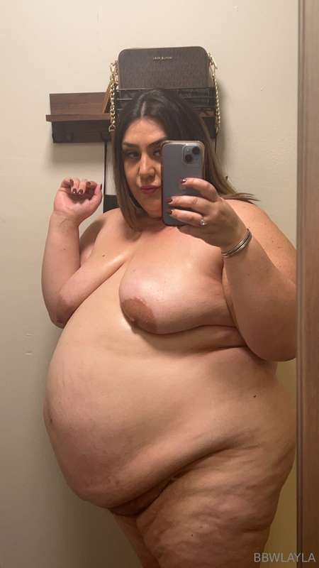 All oiled up 💦 why does my fat body look even better naked a.. 2