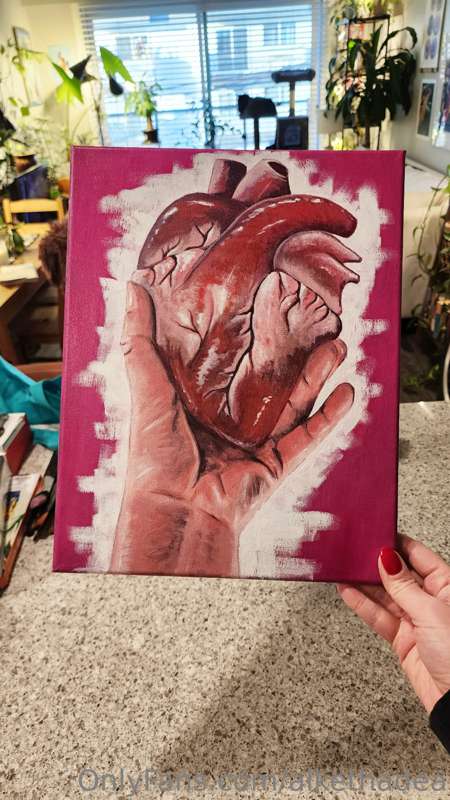 Happy Valentine's Day! Here's the finished product of the pa..